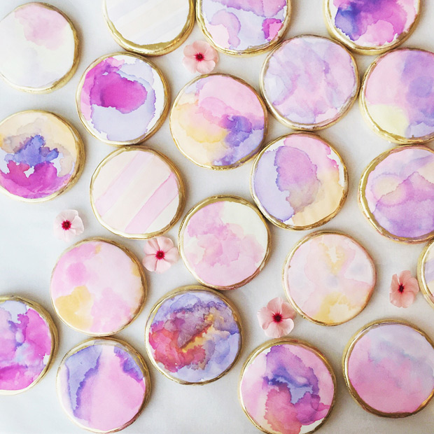 Inspiring Hand-painted Watercolor Cookies - 101 Cookbooks