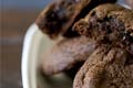 Triple Chocolate Espresso Bean Cookies